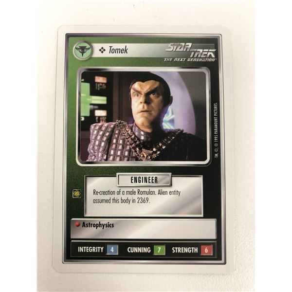 1995 Star Trek CCG Premiere Tomek #319 Card