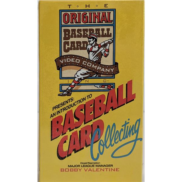 An Introduction to Baseball Card Collecting with Bobby Valentine Vintage VHS