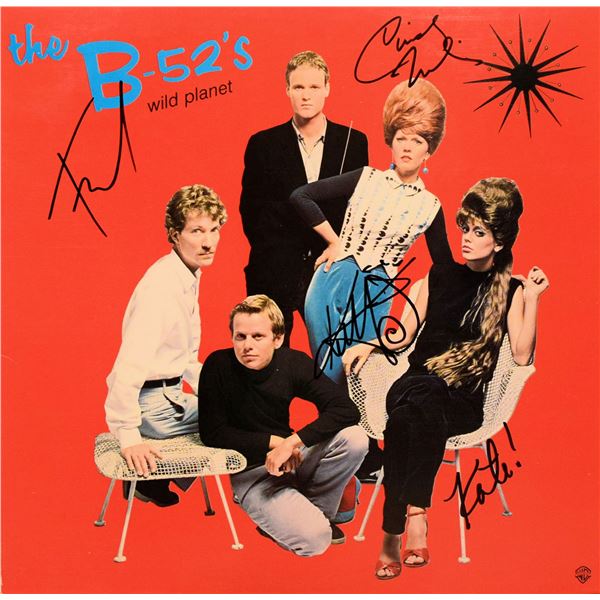 B-52's signed Wild Planet album