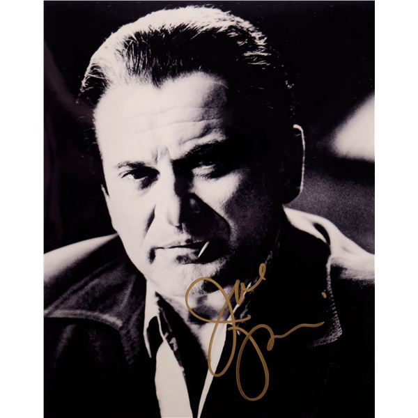 Joe Pesci signed portrait photo