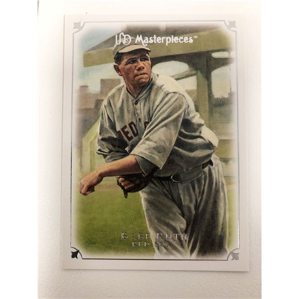 UD Masterpieces #22 Babe Ruth baseball card