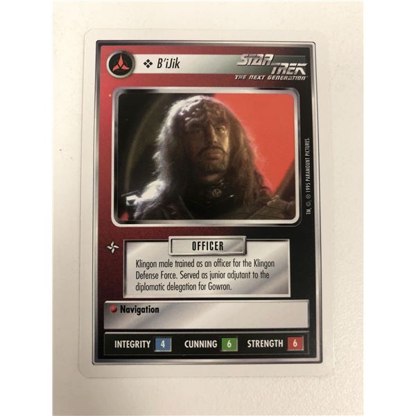 1995 Star Trek CCG B'iJik Officer Card