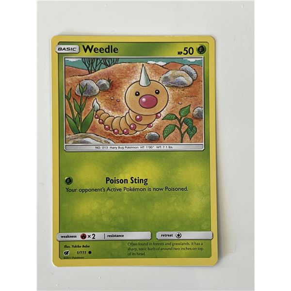 Pokemon Weedle Mint Plus