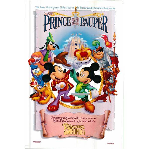 Prince and the Pauper 1990 original vintage movie poster