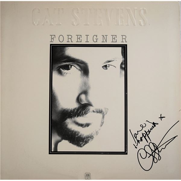 Cat Stevens Foreigner signed album