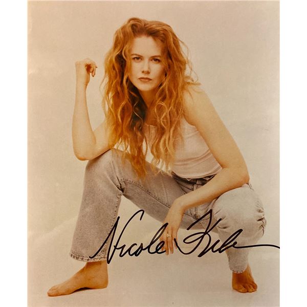 Nicole Kidman signed photo