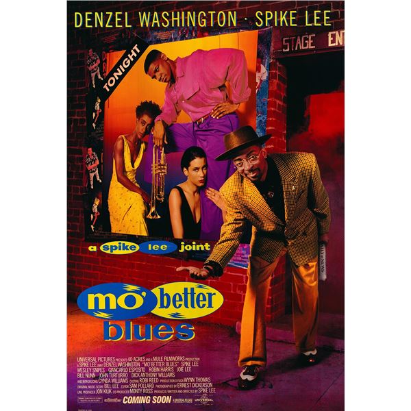 Mo' Better Blues 1990 original vintage movie poster