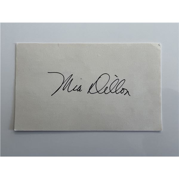 Mia Dillon original signature