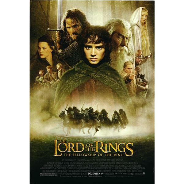 The Lord of the Rings: The Fellowship of the Ring 2001 original movie poster