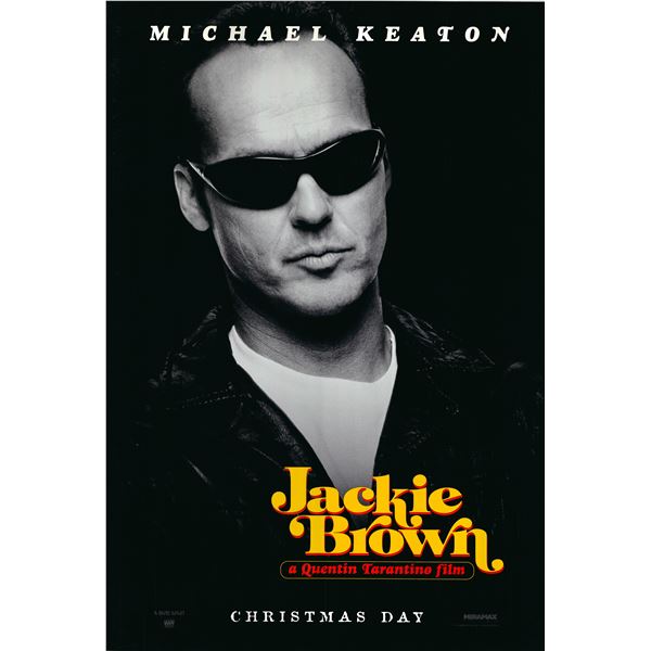 Jackie Brown (Michael Keaton) 1997 original advance sheet movie poster