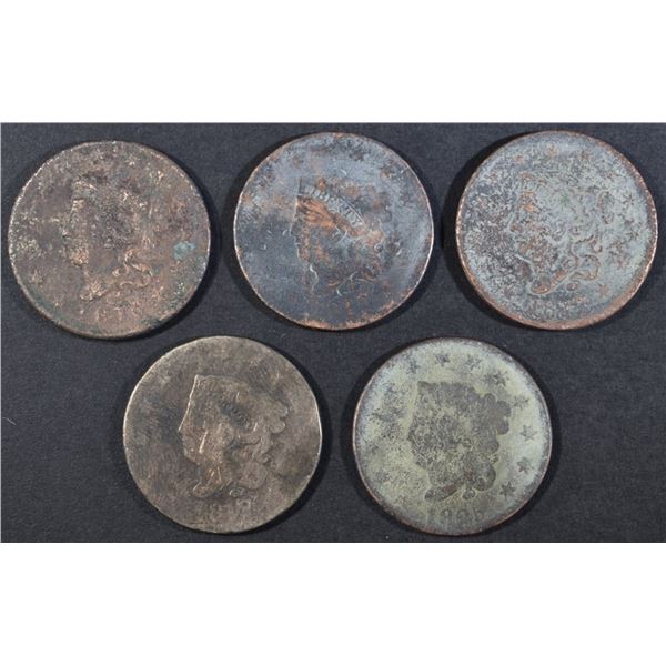 (5) NO DATE/ PARTIAL DATE LARGE CENT