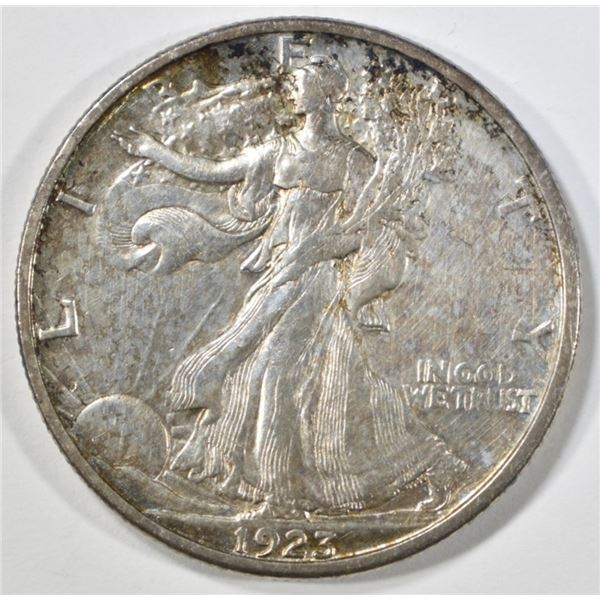 1923-S WALKING LIBERTY HALF DOLLAR AU/BU