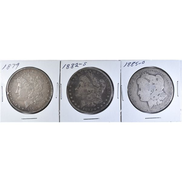 1879, 82-S, 85-O MORGAN DOLLARS SOME PROBLEMS