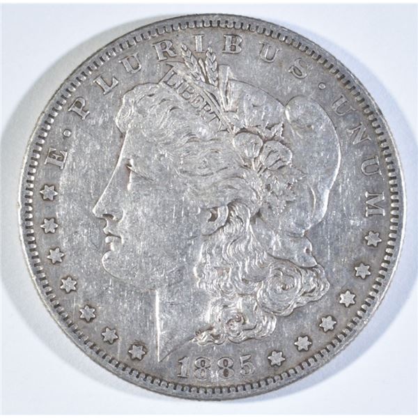1885-S MORGAN DOLLAR XF