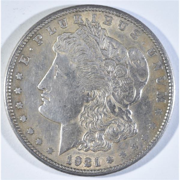 1921 MORGAN DOLLAR AU