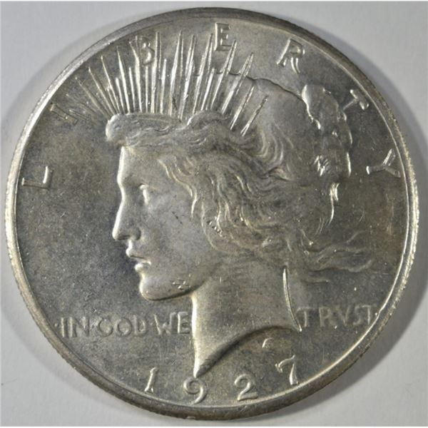 1927 PEACE DOLLAR XF