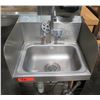 Image 1 : Advance Tabco 7-PS-40 Single Wall-Mount Sink w/ Splash Guards 13"x17"