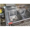 Image 2 : Advance Tabco T9-3-54-X Stainless Steel 3-Basin Sink 60"x25"x37"