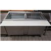 Image 1 : Beverage-Air SPE60-24M-STL  2-Door Mega Top Refrigerated Sandwich Prep Table