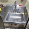 Image 1 : Advance Tabco 7-PS-40 Single Wall-Mount Sink w/ Splash Guards 13"x17"
