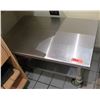 Image 1 : Rolling Metal Work Table w/ Undershelf 24"x37"x21"H