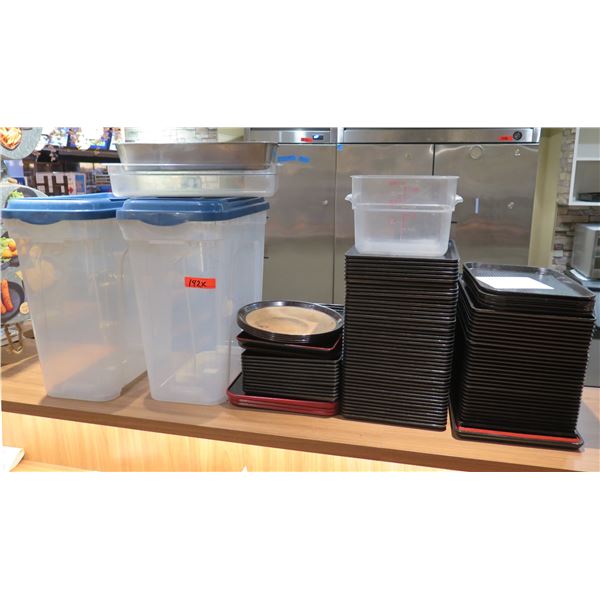 Multiple Storage Containers, Serving Trays, Cork-Filled Cocktail Trays ...