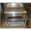 Image 1 : Radiance Commercial Griddle w/ Backsplash on Stand 24"x28"x37"H