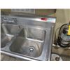 Image 2 : Advance Tabco T9-3-54-X Stainless Steel 3-Basin Sink 60"x25"x37"
