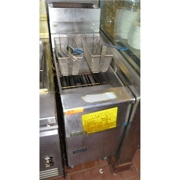 Pitco Commercial 2-Basket Deep Fryer