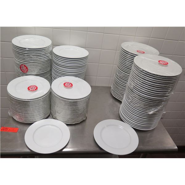 Qty Approx. 170 FOH & Tuxton Round Plates 8.5"-9.5" Diameter