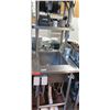 Image 1 : Commercial Sink w/ Metal Top Shelves