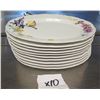 Image 1 : Qty 10 Monique Lhuillier Pottery Barn Oval Floral Dishes 14"x10"