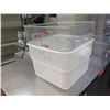 Image 2 : Multiple Plastic Storage Containers - Misc Sizes 4-12 Quart (Some Lids)