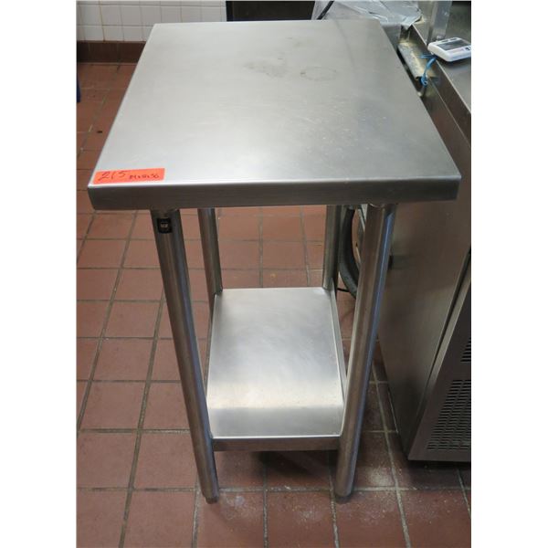 Metal Work Prep Table w/ Undershelf 24"x18"x36"H