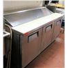 Image 1 : True TSSU-72-18 Sandwich/Salad Prep Table w/ 3-Section Refrigerated Base