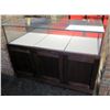 Image 1 : Display 3-Section Cabinet w/ Clear Case (no key) 62"x28"x45"H
