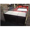 Image 2 : Display 3-Section Cabinet w/ Clear Case (no key) 62"x28"x45"H