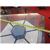 Image 8 : Hexagon Display Cabinet w/ Glass Top (no key) 29" Dia, 44" H