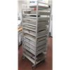 Image 1 : Rolling Cooling Rack w/ Multiple Baking Pans