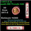 Image 1 : Shotgun Lincoln 1c roll, 1977-d 50 pcs Brandt Wrapper.