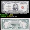 1963 $5 RedSeal United States Note Grades vf++