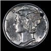 Image 2 : 1940-p Mercury Dime 10c Grades GEM+ FSB
