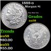 1888-o Morgan Dollar $1 Grades Choice AU/BU Slider