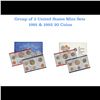 Image 1 : Group of 2 United States Mint Set in Original Government Packaging! From 1991-1992 with 20 Coins Ins