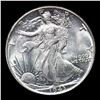 Image 2 : 1943-p Walking Liberty Half Dollar 50c Grades Choice Unc