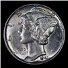 Image 2 : 1941-p Mercury Dime 10c Grades GEM+ FSB