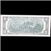 Image 3 : 1976 $2 Federal Reserve Note 1st Day of Issue, with Stamp (New York, NY) Grades Gem CU