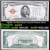 1928C $5 Red Seal United States Note Grades Select AU