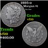1895-o Morgan Dollar $1 Grades vf, very fine