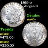 Image 1 : 1899-o Morgan Dollar $1 Grades GEM+ Unc